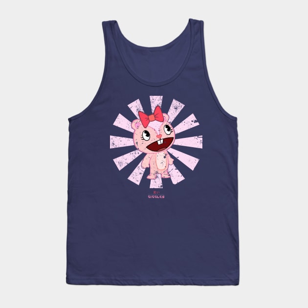 Giggles Retro Japanese Happy Tree Friends Tank Top by Nova5